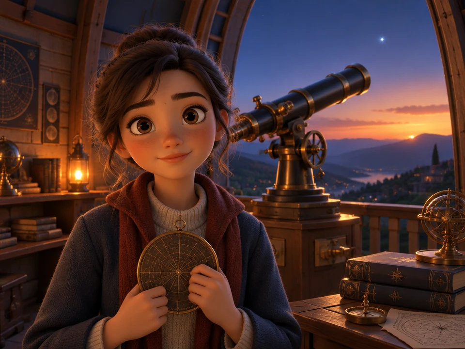 Star Chart At Dusk — Preview