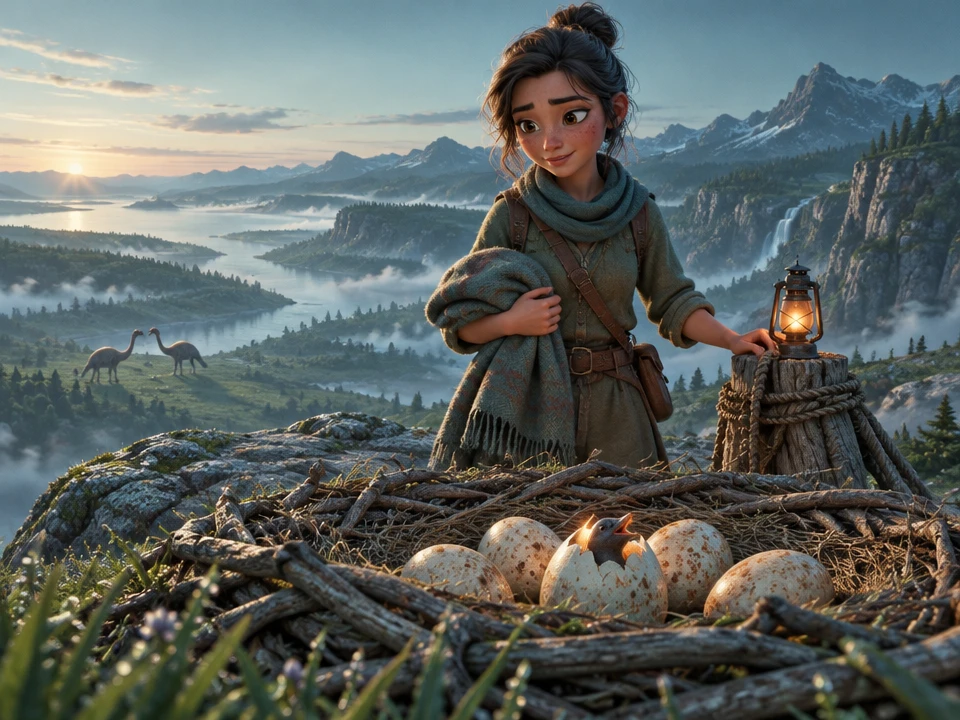 Cliffside Nest at Dawn — Preview