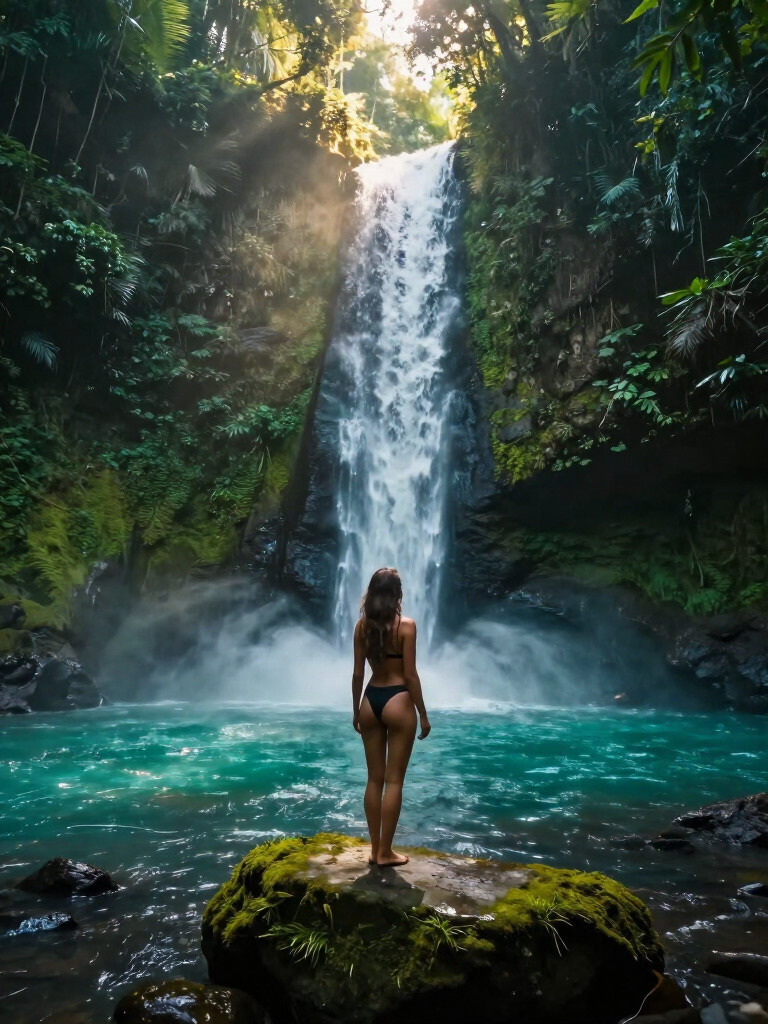 Hidden Jungle Waterfall Glow preview