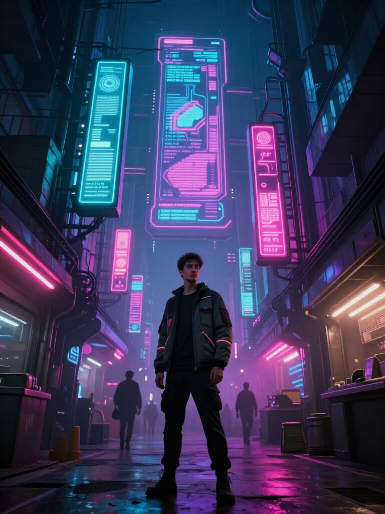 Subterranean Neon Alley Market — Preview