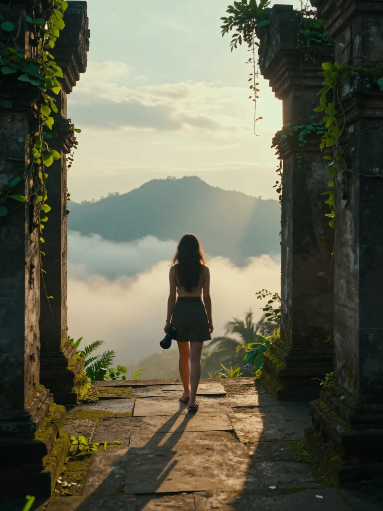 Ancient Temple Above Clouds preview